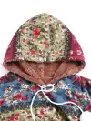 Aliexpress, wish, Amazon and eBay 2022 Autumn new cotton, linen and fleece windbreaker women's cape Specification image